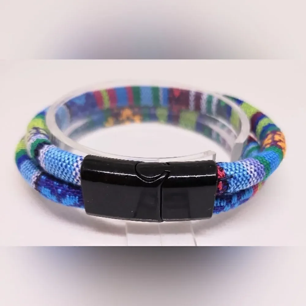 Men's‎ bracelet layered stripped new e5